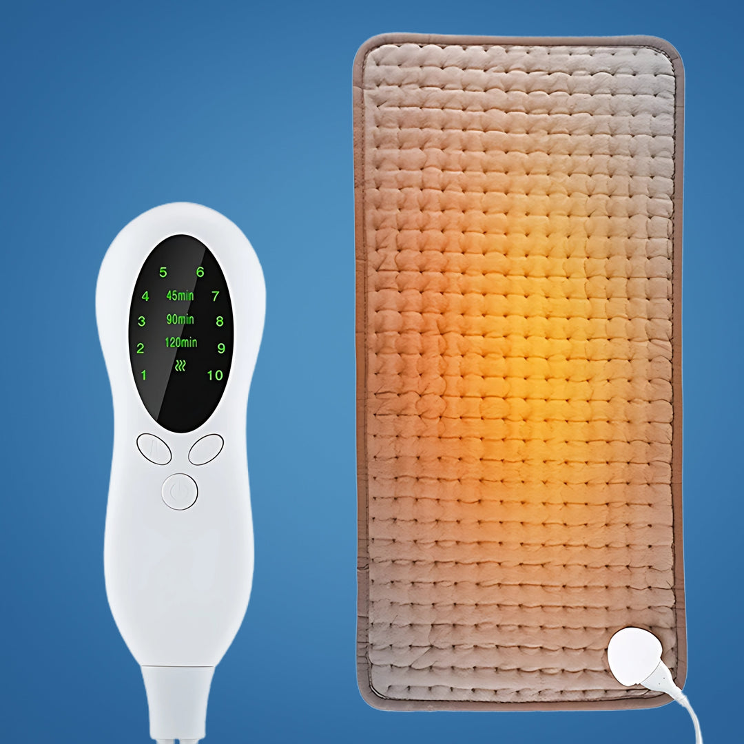 Lisslune | Portable Heated Pads Pad for Back Pain, Muscle and Joint Pain Relief – Adjustable Heat for Cramps and Stress