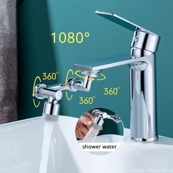 Lisslune | Barea - Universal rotatable 1080° robotic faucet - Rotate your faucet however you want!