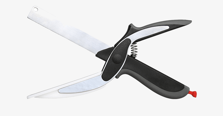 Lisslune | 2 in 1 Stainless Steel Food Chopper with Comfort Grip - Chopping Made Smart