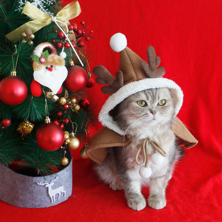 Lisslune | Animal Christmas Hooded Cape