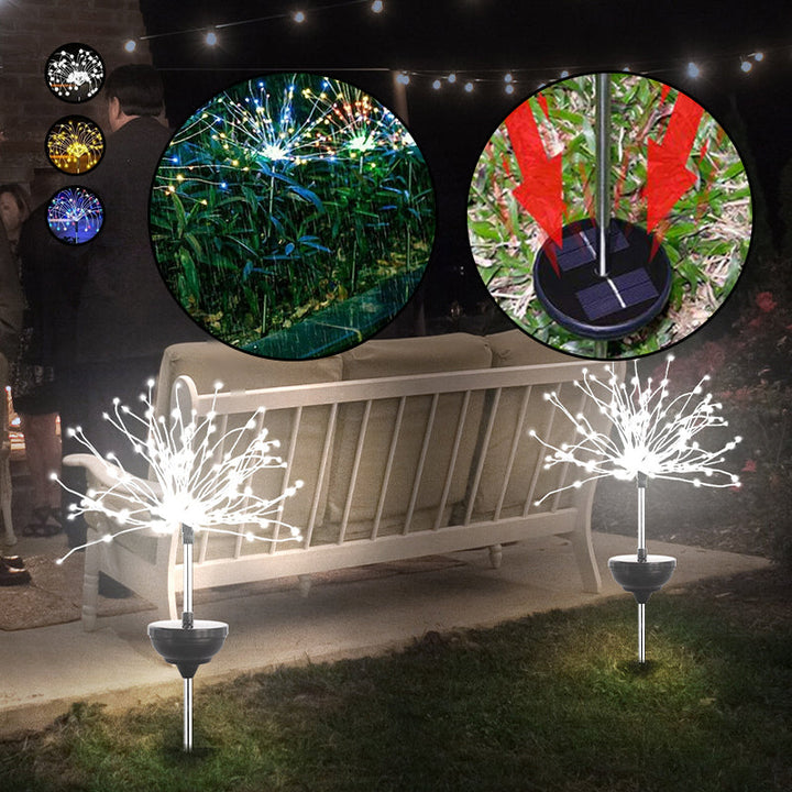 Lisslune | Waterproof Solar Garden Fireworks Lamp