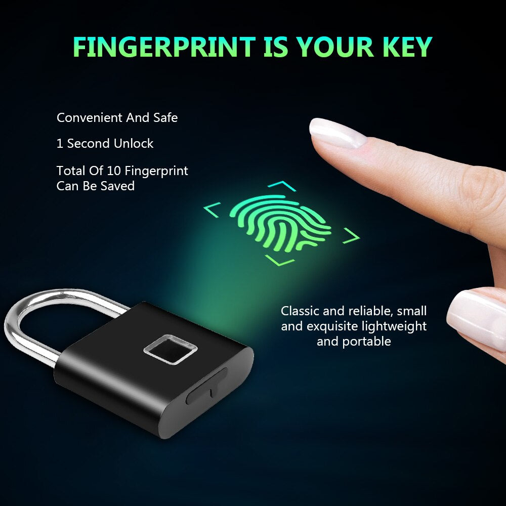 Lisslune | Fingerprint Keyless Rechargeable Door Lock