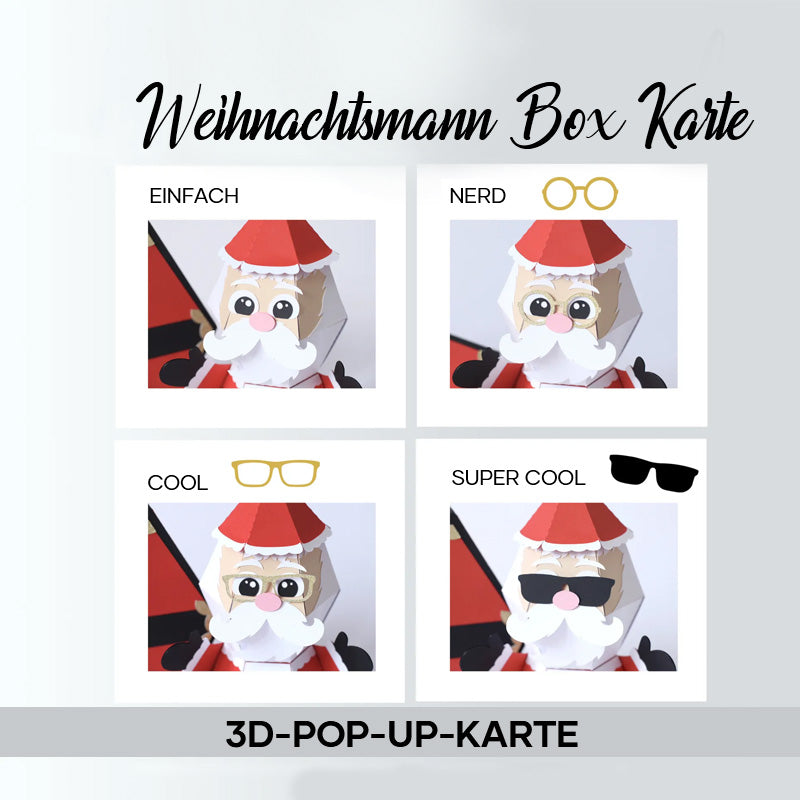 Lisslune | 3D-Popup-Box-Card "Santa Claus Prank"