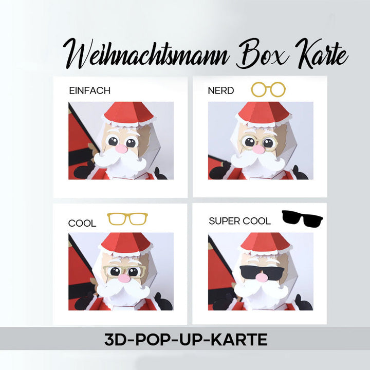 Lisslune | 3D-Popup-Box-Card "Santa Claus Prank"