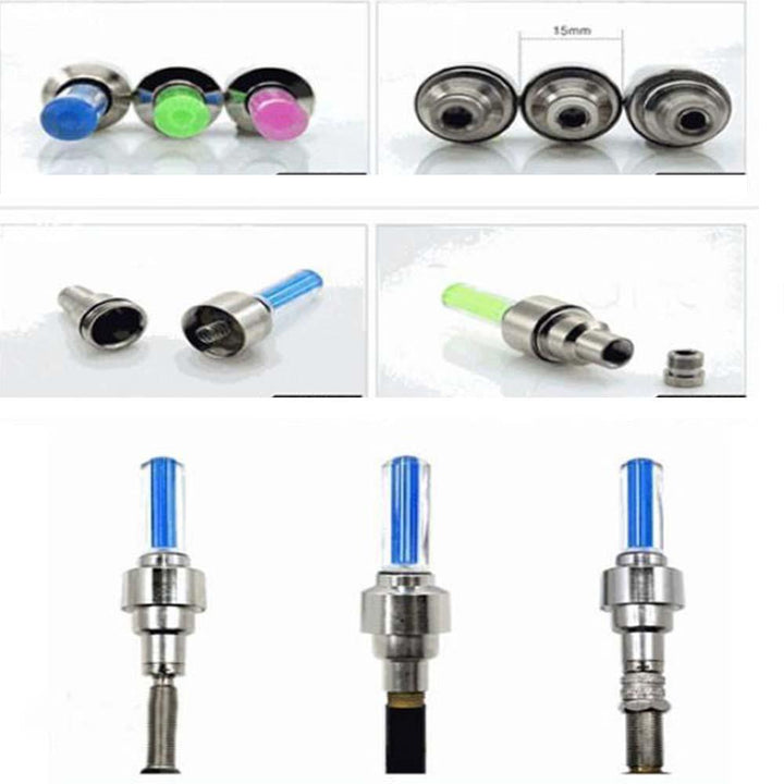 Lisslune | Premium LED Valve Caps for Wheels (2 pcs)