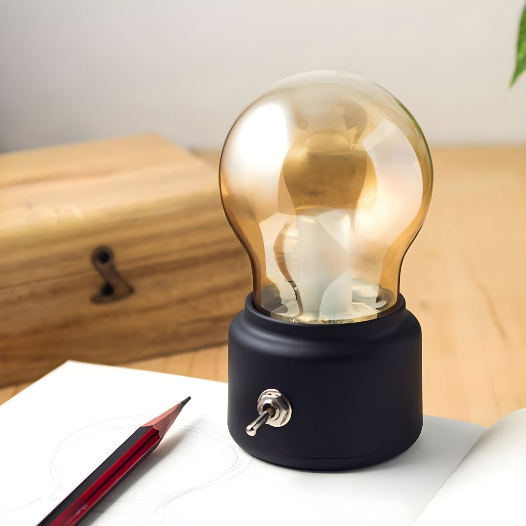Lisslune | Portable Retro Table Lamp - LumiRetro