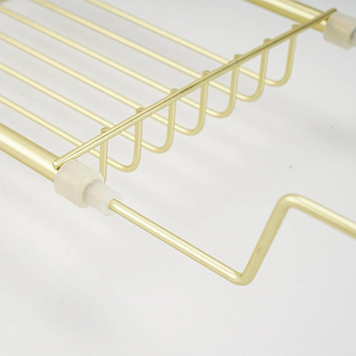 Lisslune | Adjustable Stainless Steel Bathtub Caddy Tray