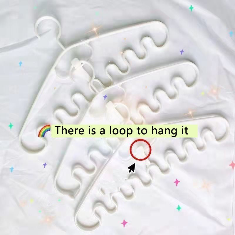 Lisslune | Japanese Space-Saving Wavy Cloth Hanger