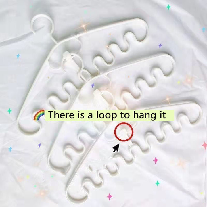 Lisslune | Japanese Space-Saving Wavy Cloth Hanger