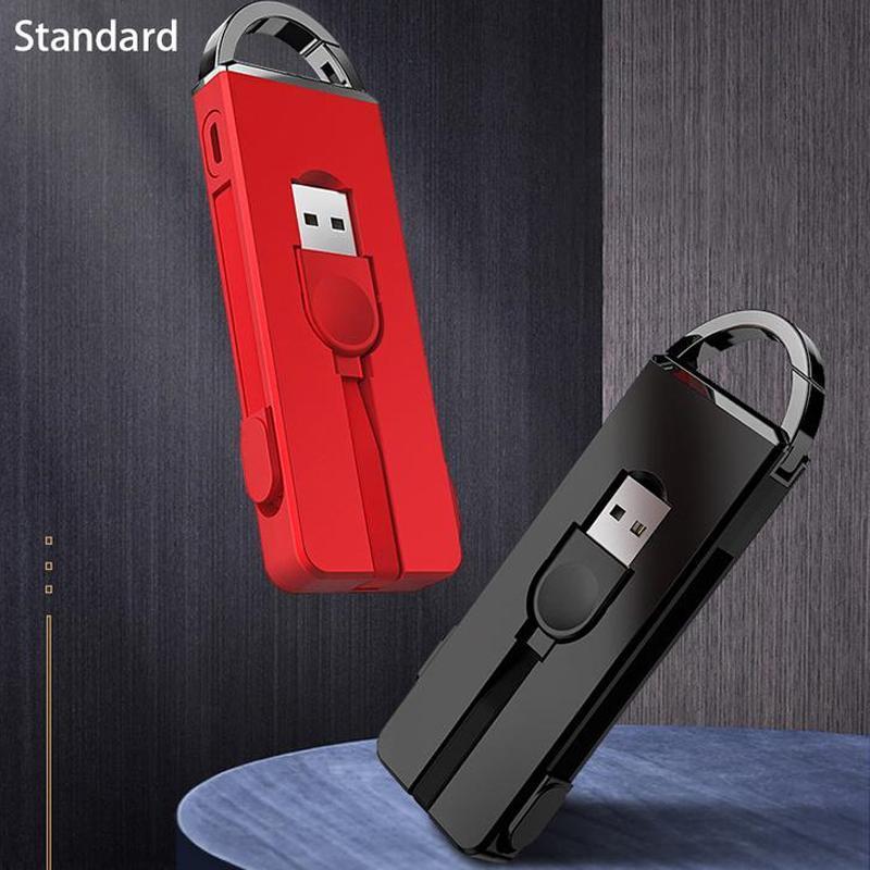 Lisslune | 3-in-1 data cable keychain