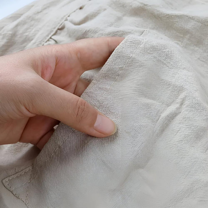 Lisslune | Rustic Ruffle Linen Apron