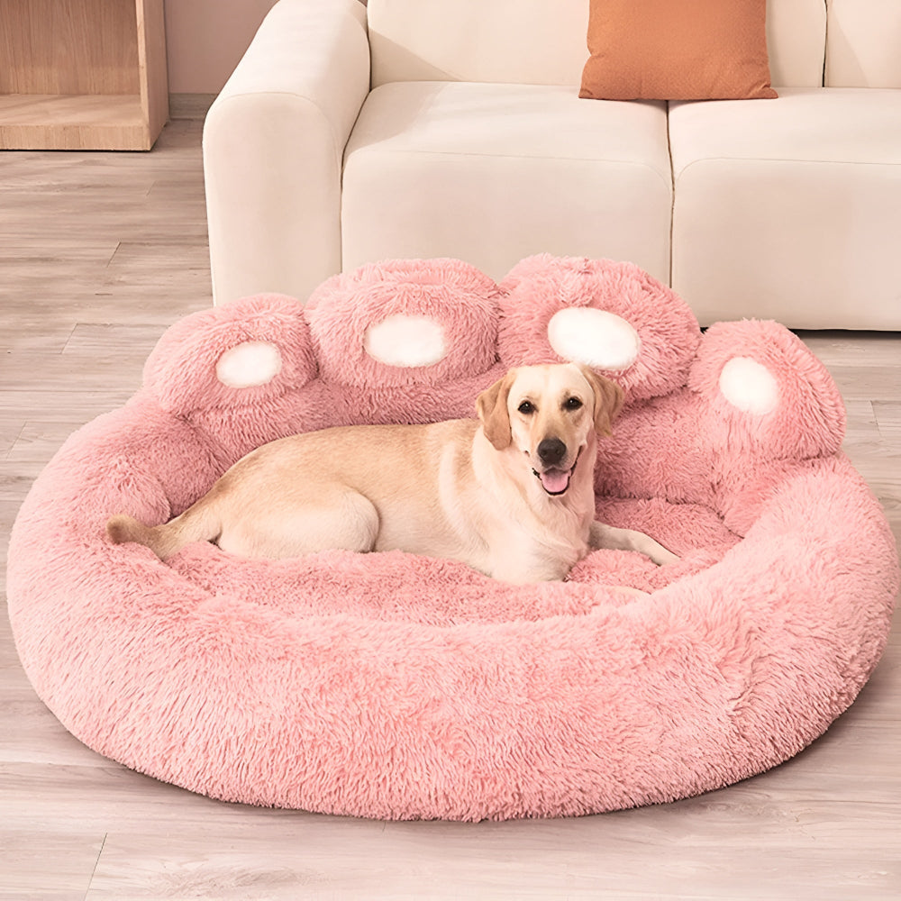 Lisslune | Furry Paw-Shaped Pet Bed