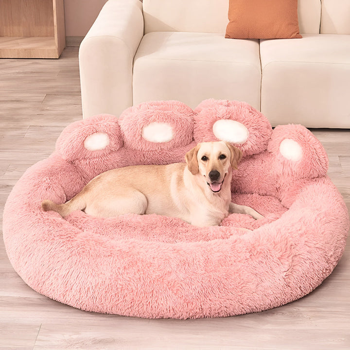 Lisslune | Furry Paw-Shaped Pet Bed