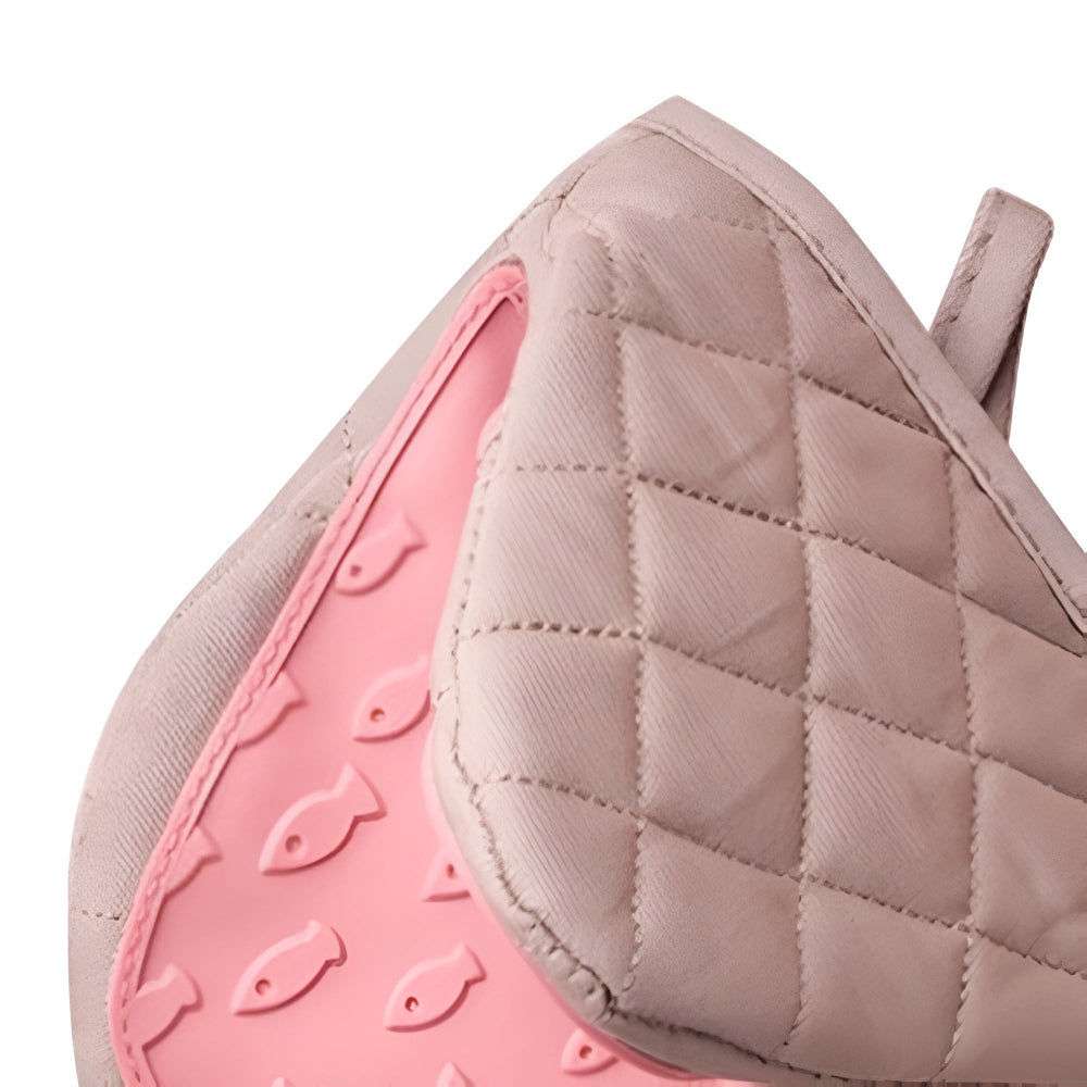 Lisslune | Silicone Quilted Heatproof Kitchen Mitts