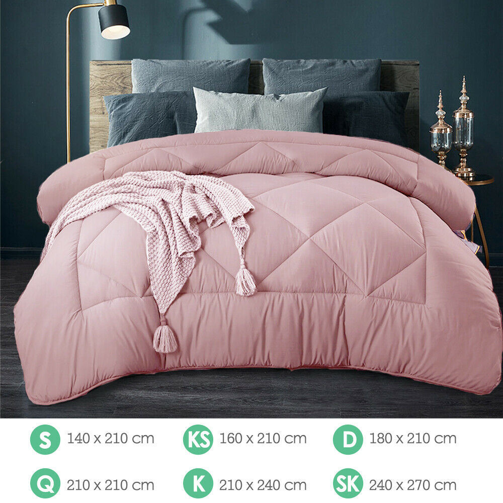 Lisslune | Doona Quilt Microfiber - All Seasons - Pink