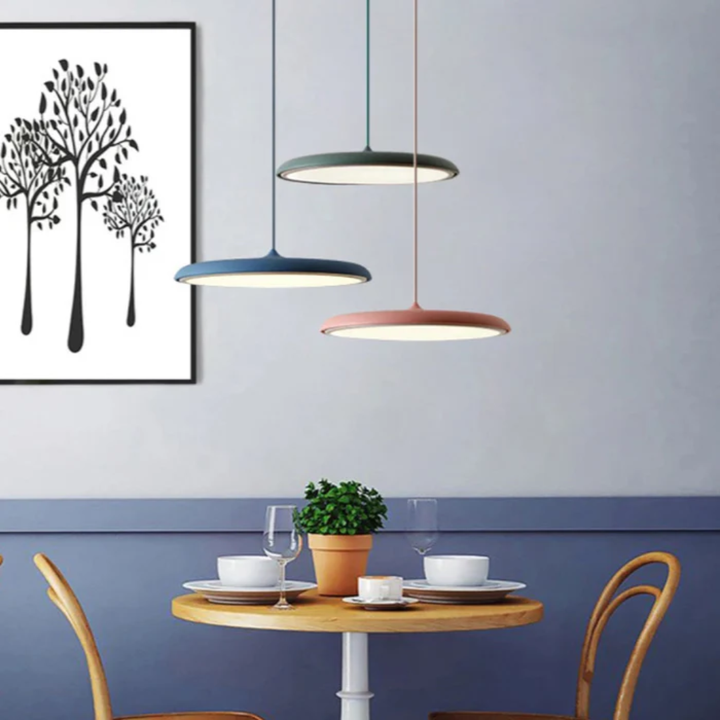 Lisslune | Scandinavian LED Pendant Lamp Adjustable Modern Design