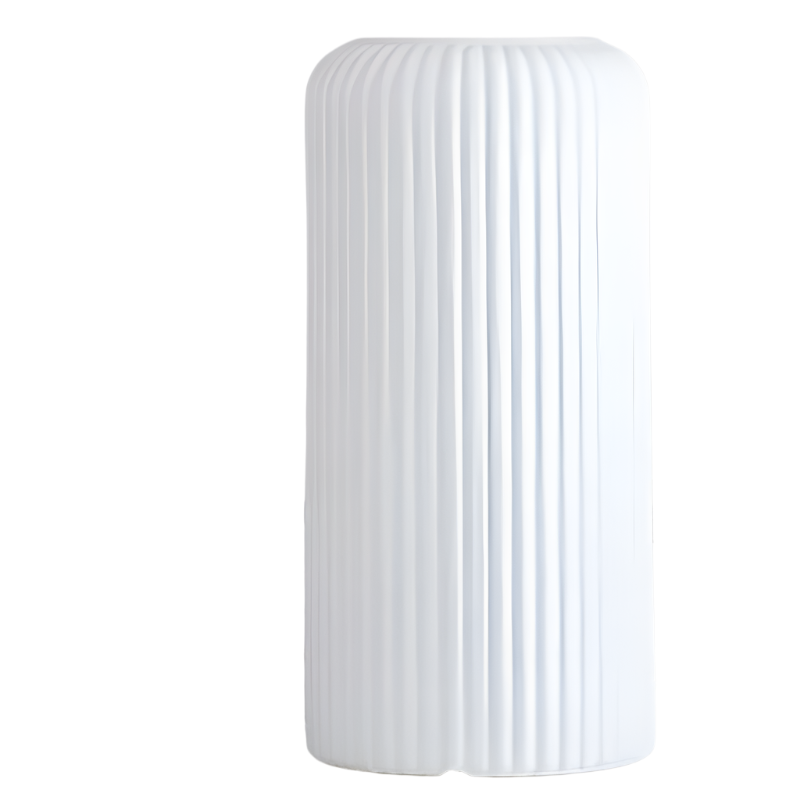 Lisslune | LineaForm Modern Ceramic Vase – Artistic Stripe Decoration