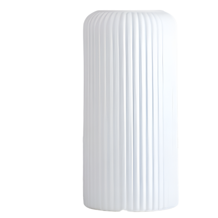 Lisslune | LineaForm Modern Ceramic Vase – Artistic Stripe Decoration