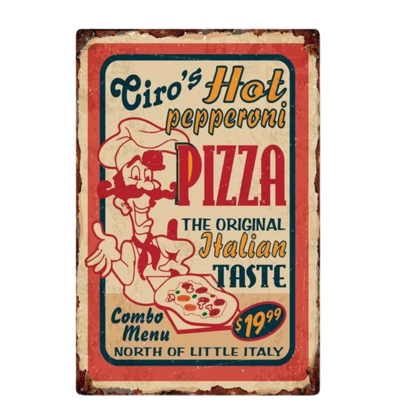 Lisslune | Creature | Pizza Plaque | Enjoy Relaxed Evenings with Delicious Pizzas