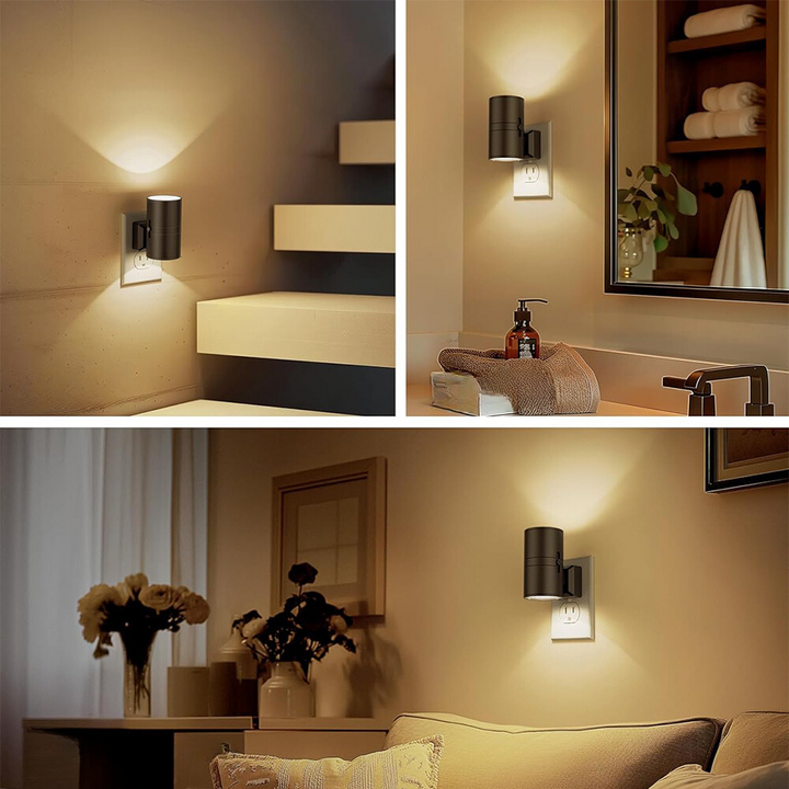 Lisslune | Night light socket with brightness detection and adjustable brightness