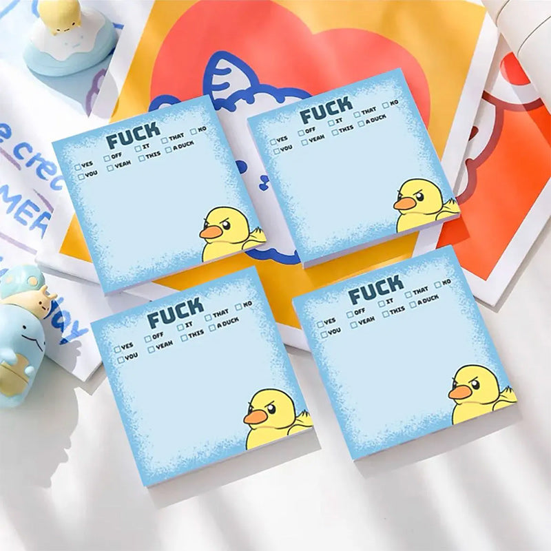 Lisslune | Funny, cheeky sticky notes with duck