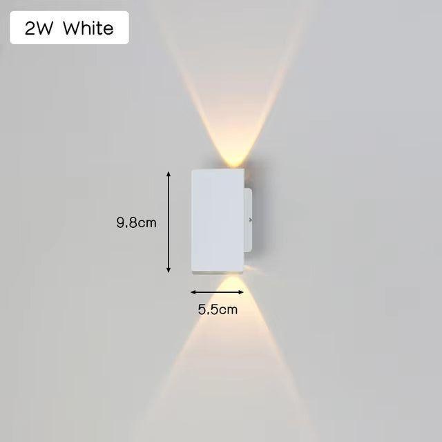 Lisslune | Light - Modern weatherproof LED wall lamp made of aluminum for outdoor use