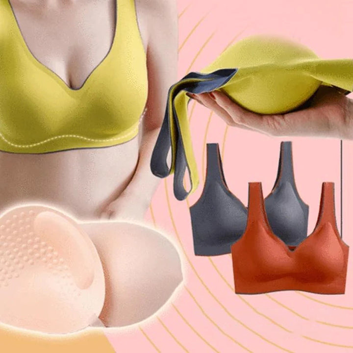 Lisslune | Latex seamless Push-Up bra