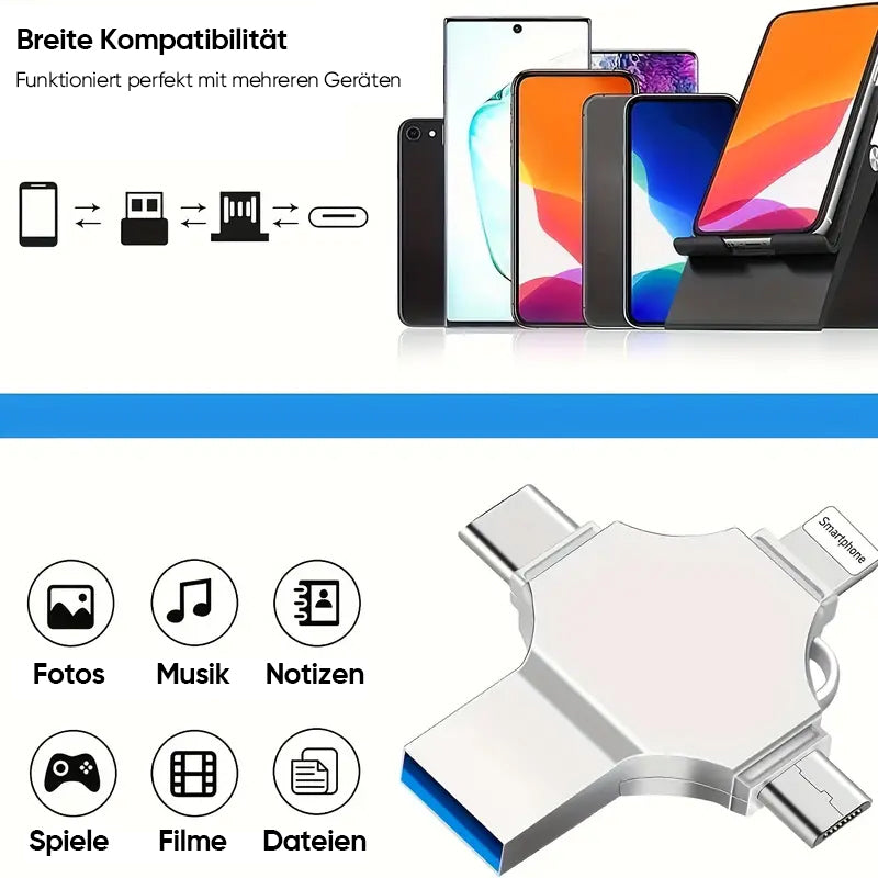 Lisslune | 4-in-1-Cross USB Flash Drive