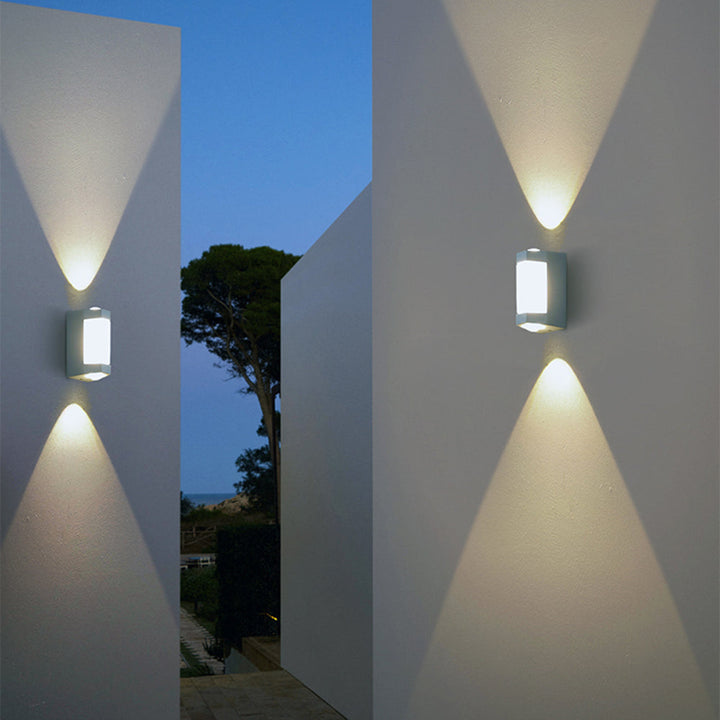 Lisslune | Solara Outdoor Wall Lamp – Mains Powered LED Lighting for Garden & Garage