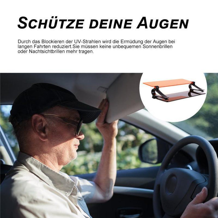 Lisslune | Transparent, glare-free sun visor for cars