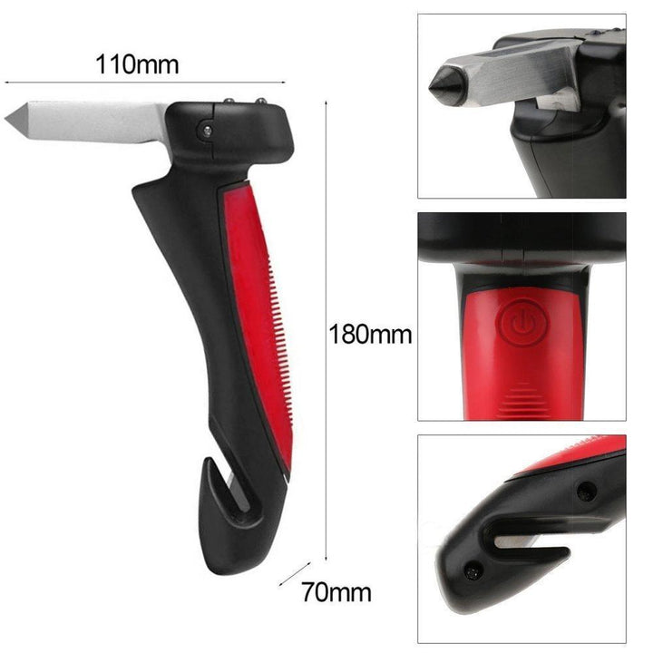 Lisslune | 2 in 1 Car Emergency Hammer & Door Handle