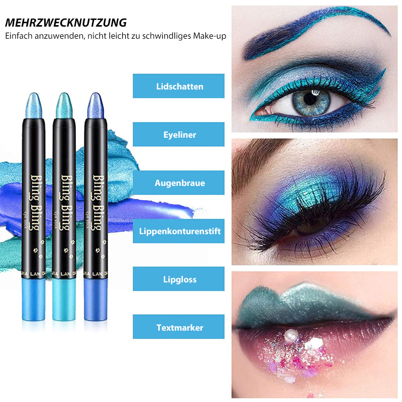 Lisslune | Waterproof Glitter Eyeshadow Eyeliner Pencil