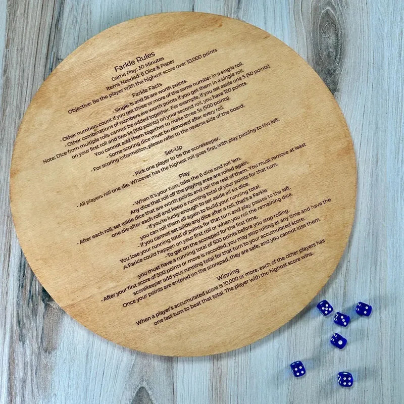 Lisslune | Farkle Dice Tray