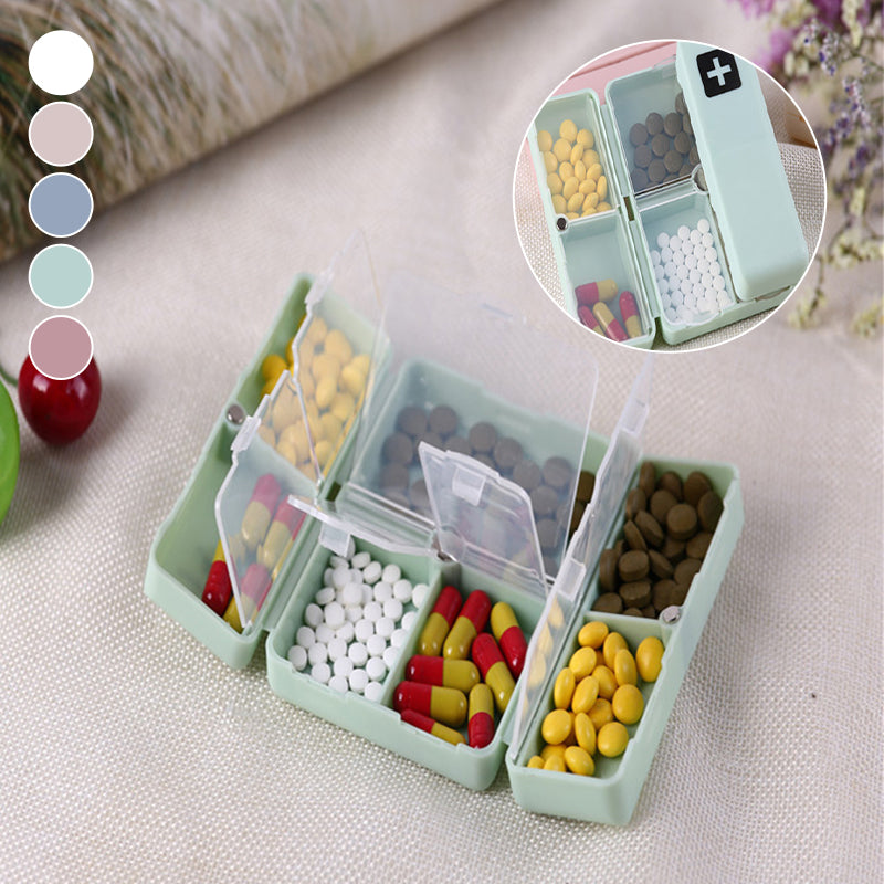 Lisslune | 7 Compartments Portable Medication Organizer