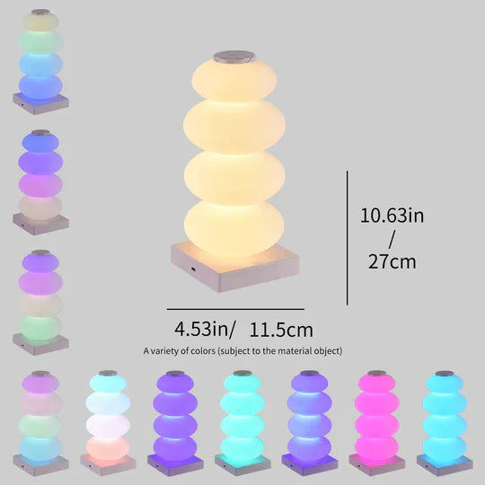 Lisslune | RGB LED Bedside Lamp with Touch Control