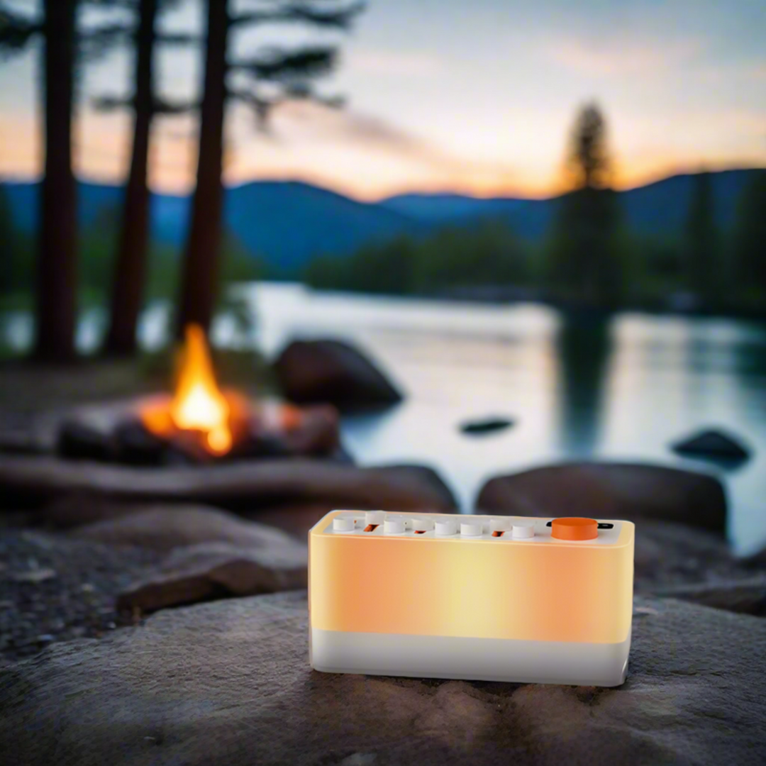 Lisslune | White Noise Machine for Sleep | SomniRest+ RGB