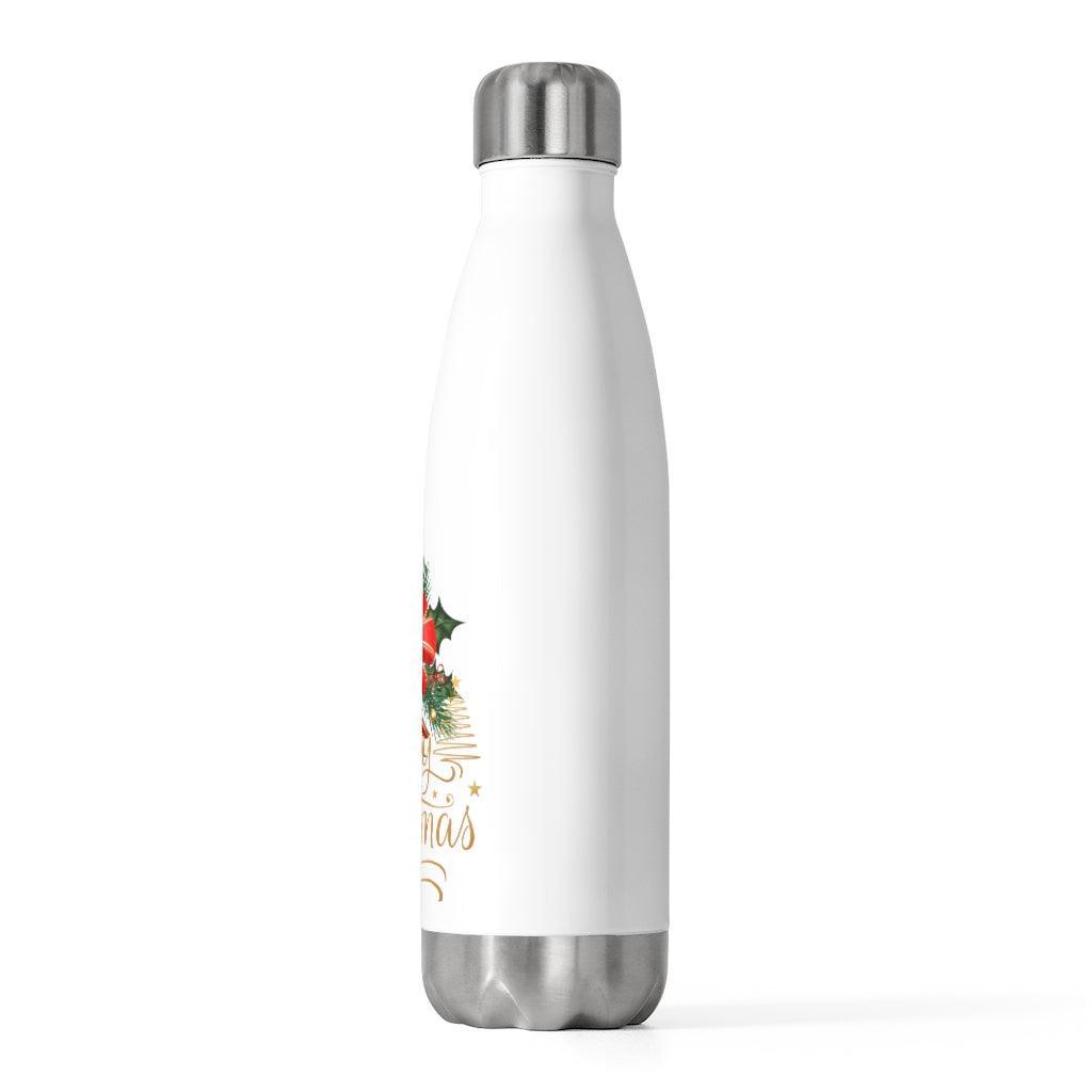 Lisslune | Festive 20oz Stainless Steel Insulated Water Bottle for Christmas Parties