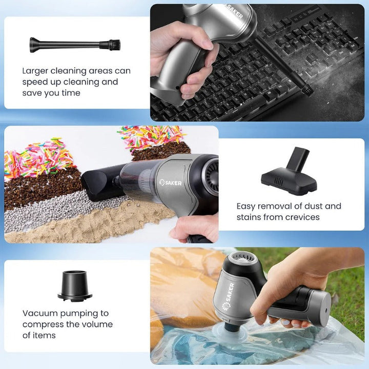 Lisslune | Upgrade Mini 3 in 1 Vacuum Cleaner