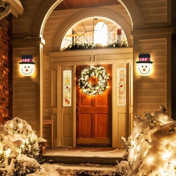 Lisslune | Snowman Porch Light Covers