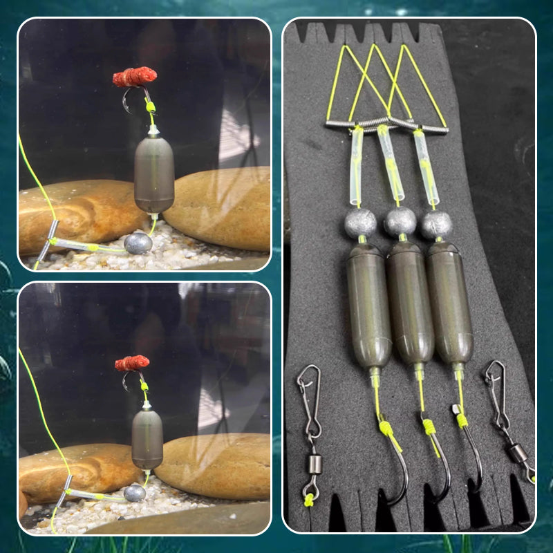 Lisslune | 3 hooks Anti-drift bottom fishing rig