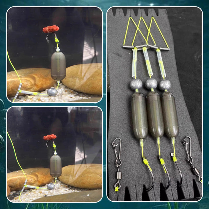 Lisslune | 3 hooks Anti-drift bottom fishing rig