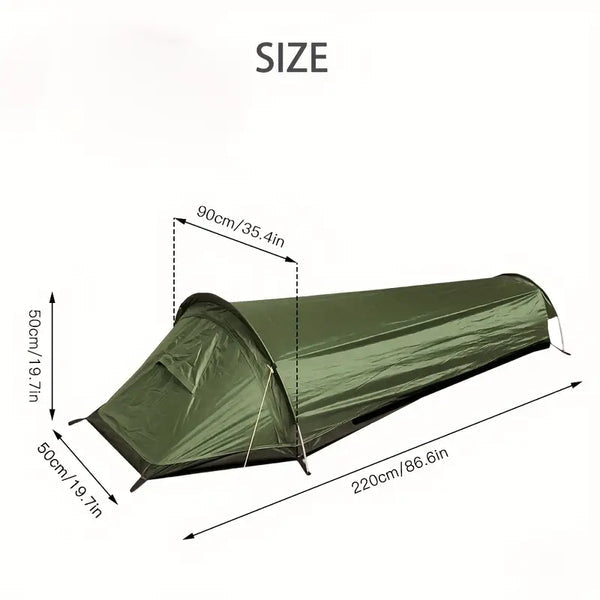 Lisslune | 1-Person Lightweight Waterproof Camping Tent – Compact & Easy Setup
