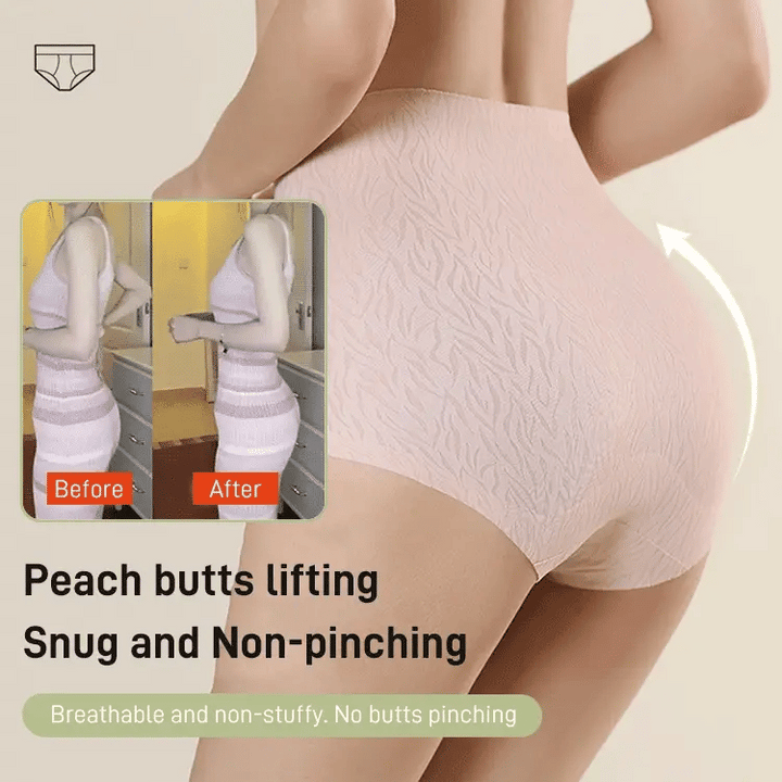 Lisslune | Female high waisted non marking nude panties