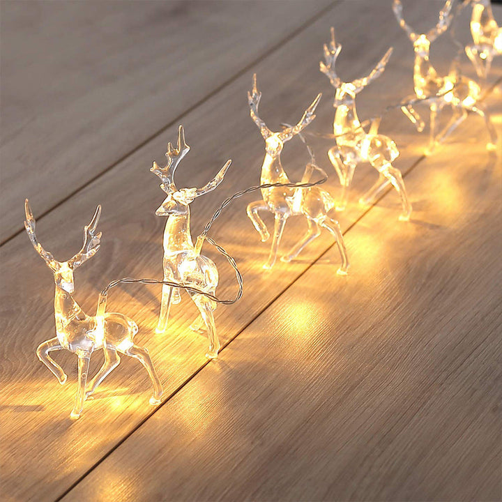 Lisslune | Glowing Reindeer - 1.5M LED Christmas Lights for Reindeer