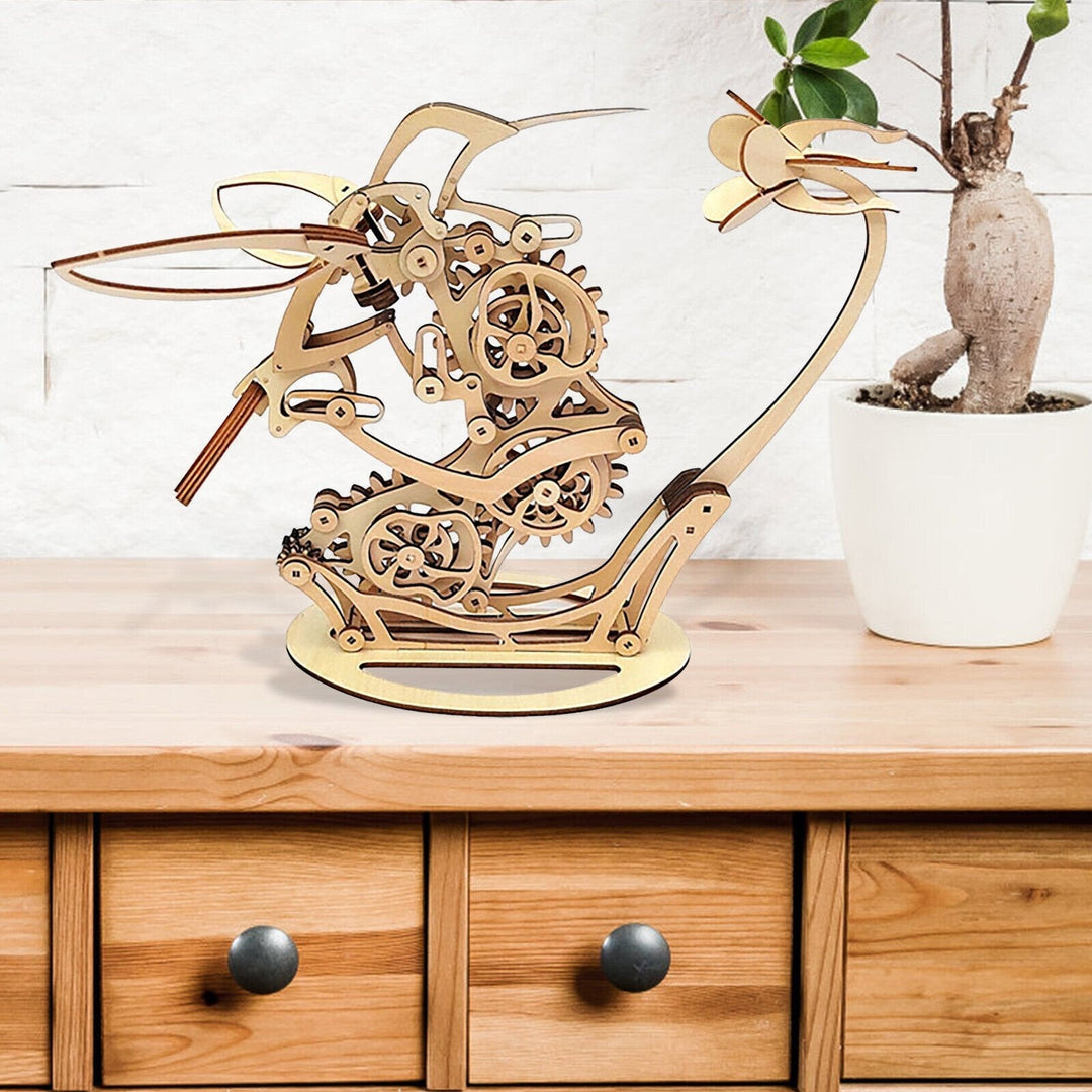 Lisslune | 3d Wooden Mechanical Hummingbird