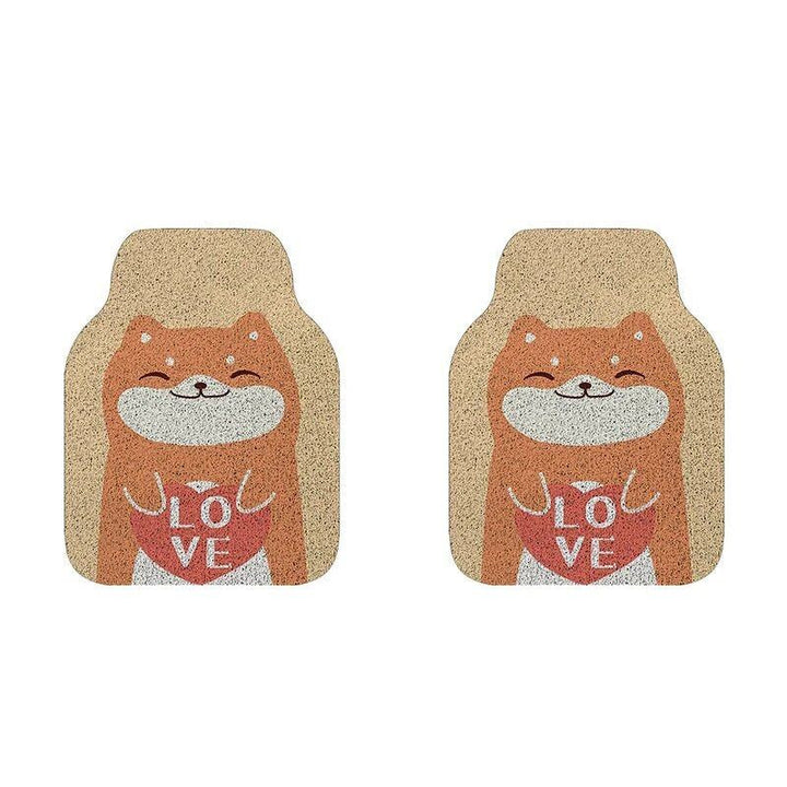 Lisslune | Universal Cartoon Pattern Waterproof Car Mats