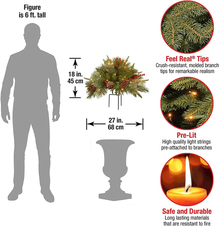 Lisslune | Pre-Lit Artificial Christmas Tree