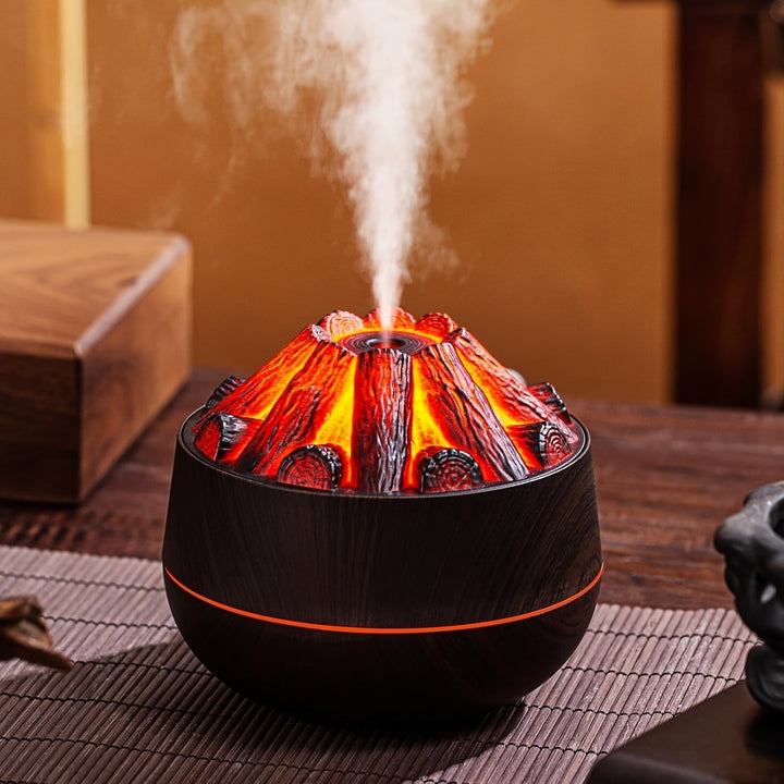 Lisslune | Fire Diffuser - Mini simulated charcoal fire air humidifier with realistic flame effect