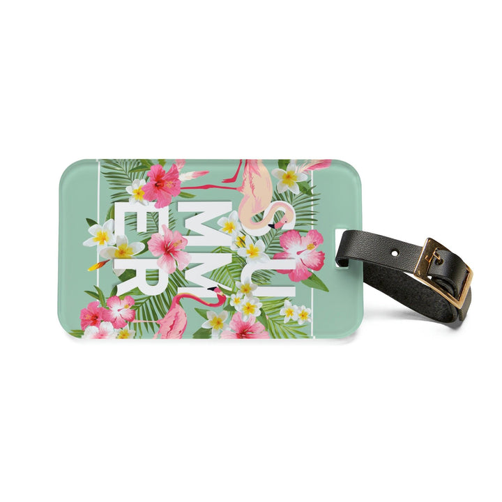 Lisslune | Chic Wanderlust Acrylic Luggage Tag Collection - Adjustable Travel Accessory