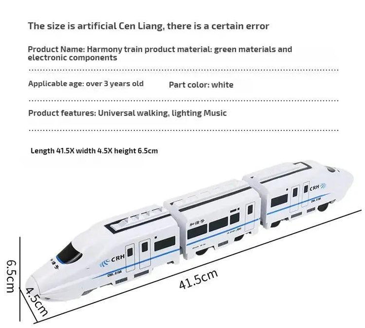 Lisslune | Electric Harmony Express Train Set - Premium Railway Experience for Junior Engineers